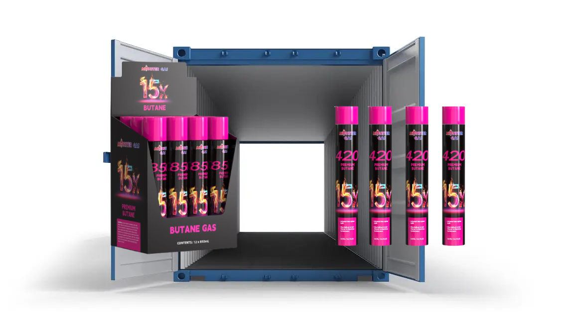 Butane gas canister wholesale product