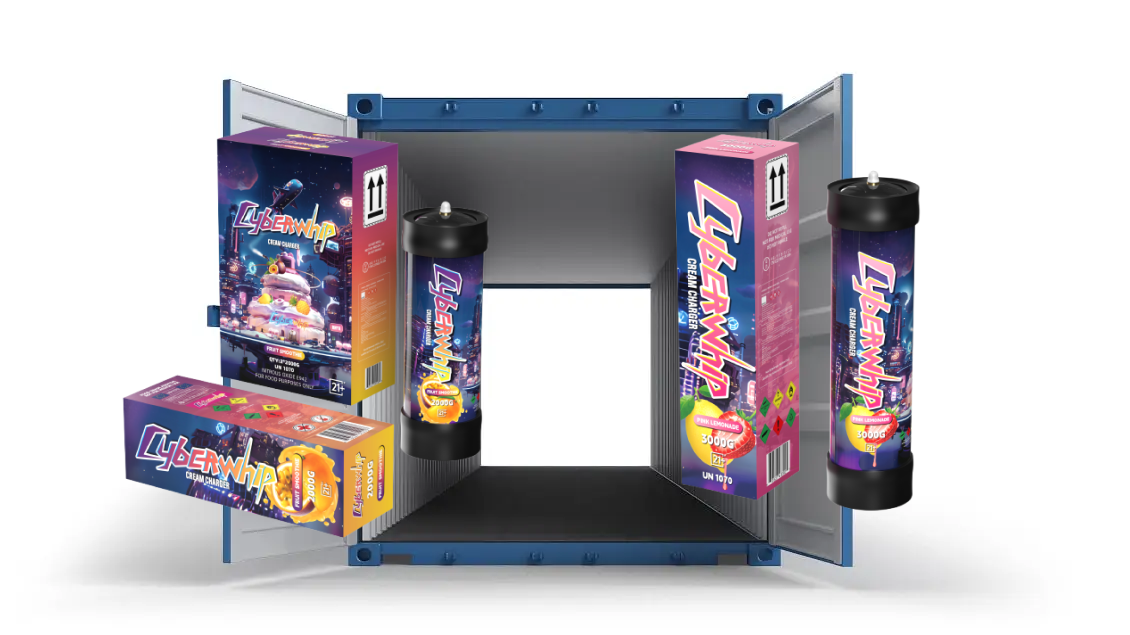 CyberWhip N2O cream charger